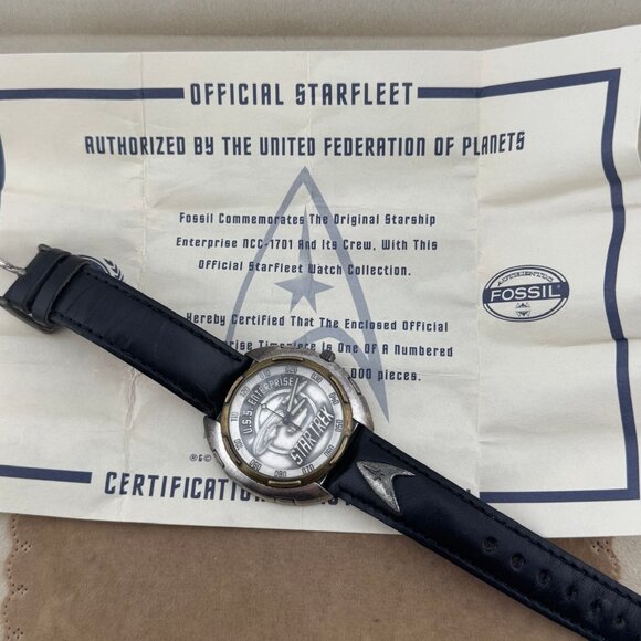 Vintage Star Trek Limited Addition U.S.S. Enterprise In Box Serial Number 08697 - Picture 7 of 12